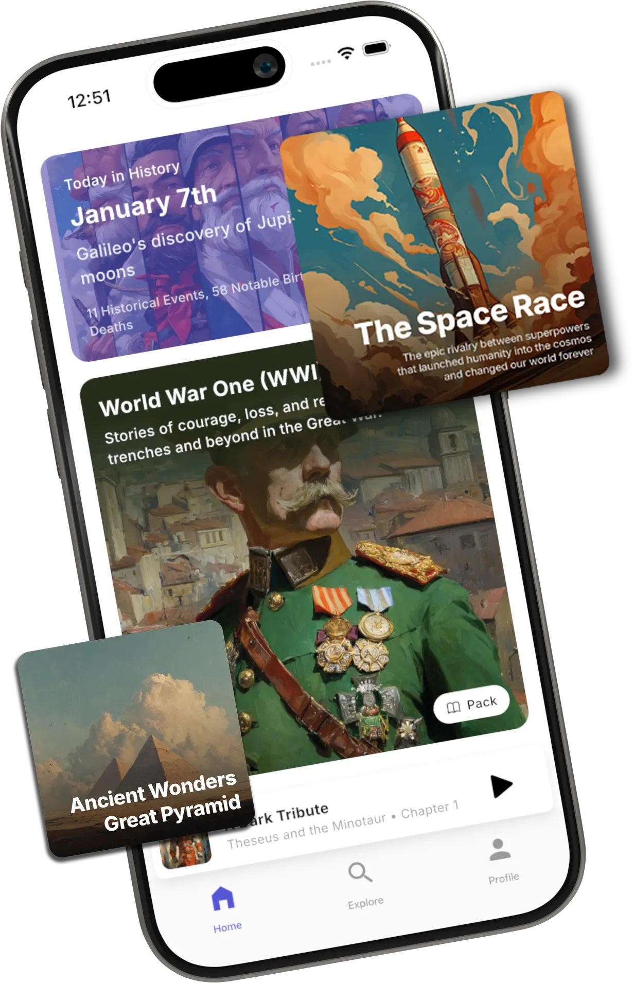 Phone with Chunks app